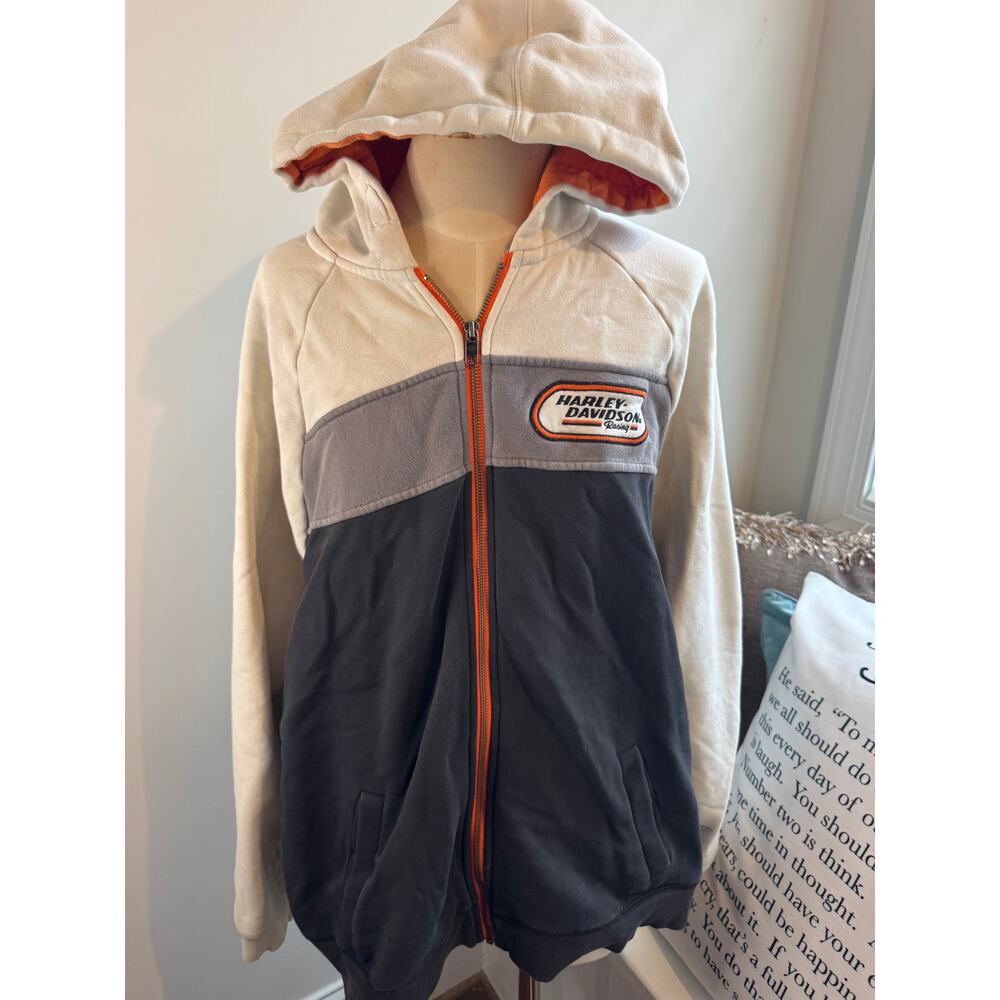 Vintage Harley Davidson Zip Up Hoodie